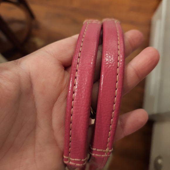 Coach Signature Brown and Pink Tote Bag - Picture 9 of 17